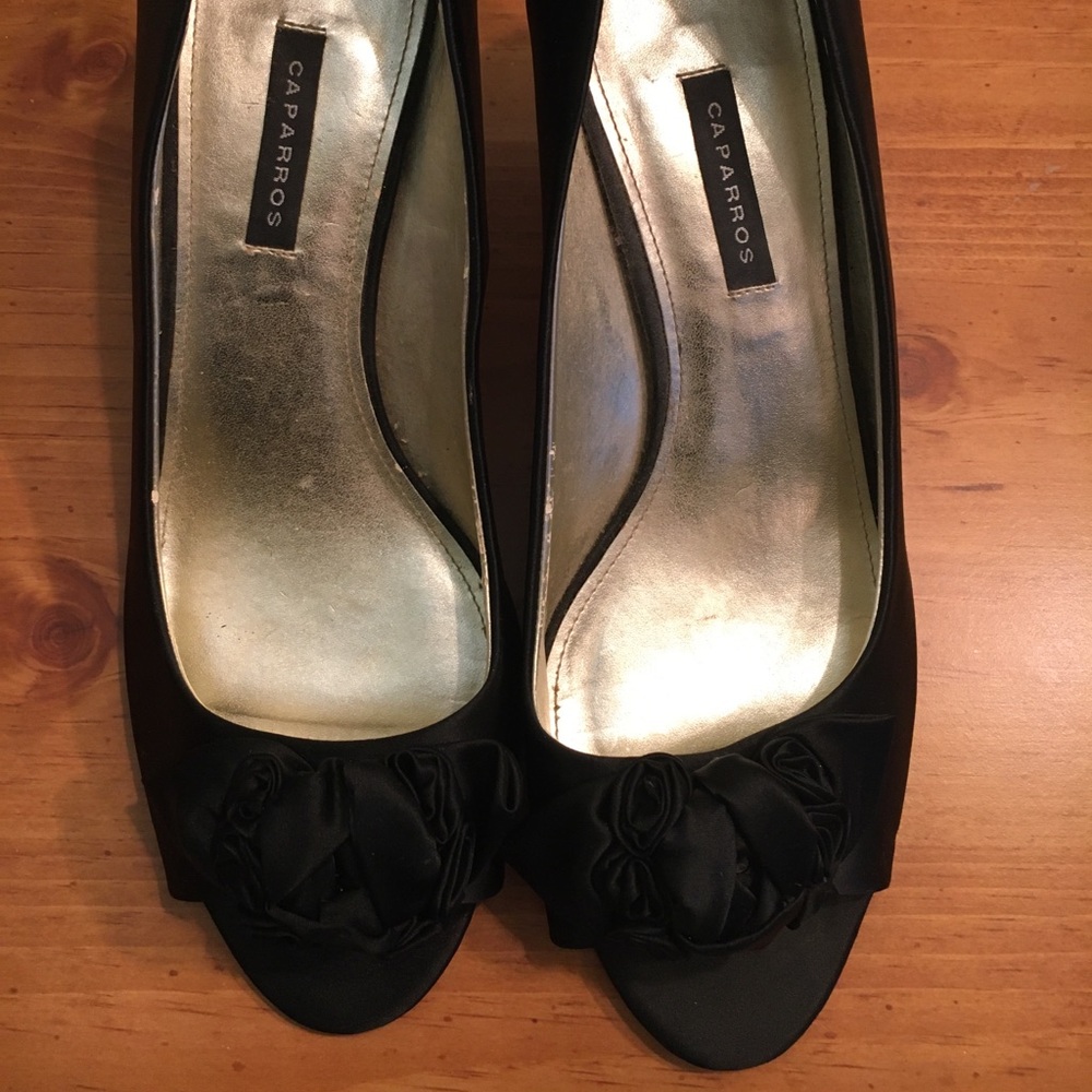 Black 2 inch heels!